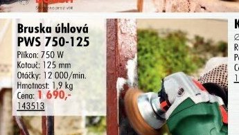 Bruska úhlová PWS 750-125