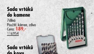Sada vrtáků do kamene