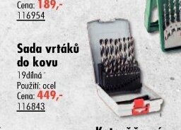 Sada vrtáků do kovu