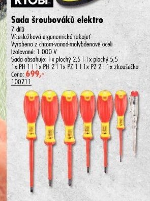 Sada šroubováků elektro