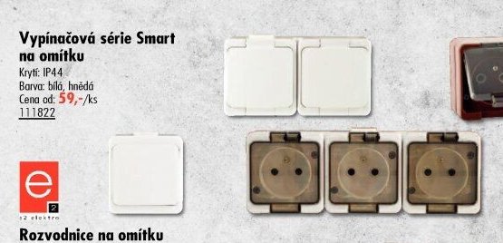 Vypínačová série Smart na omítku