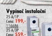 Vypínač instalační (25 A/1P)