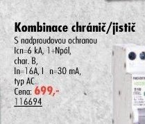 Kombinace chránič/jistič