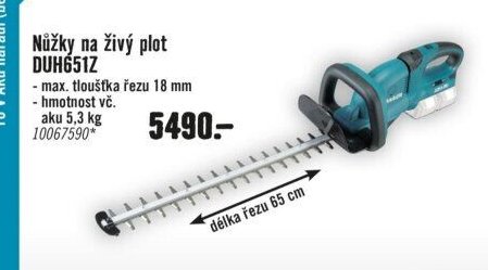 Nůžky na živý plot DUH651Z