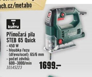 Přímočará pila STEB 65 Quick