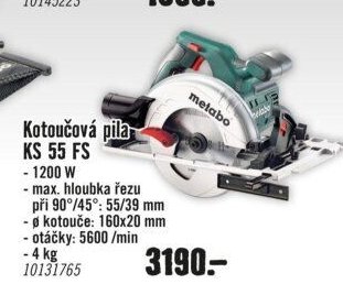 Kotoučová pila KS 55 FS