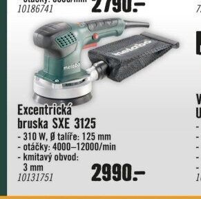 Excentrická bruska SXE 3125