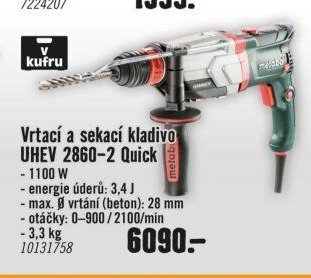 Vrtací a sekací kladivo UHEV 2860-2 Quick