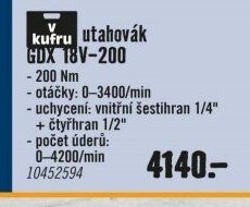 Utahovák GDX 18V-200