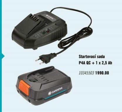 Startovací sada P4A QC + 1 x 2,5 Ah