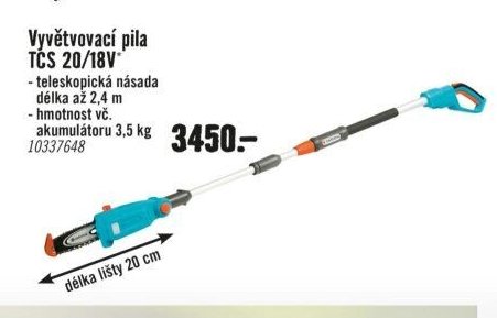 Vyvětvovací pila TCS 20/18V