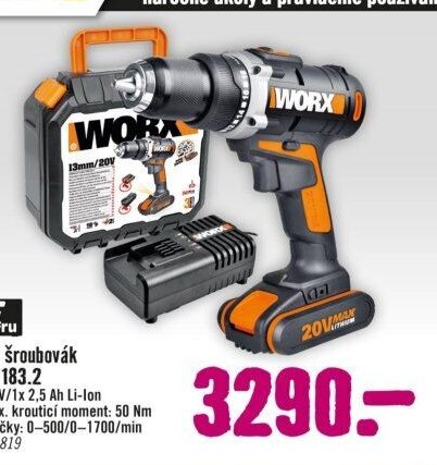 Aku šroubovák WX 183.2