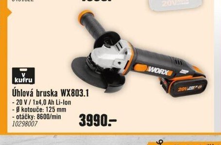 Úhlová bruska WX803.1