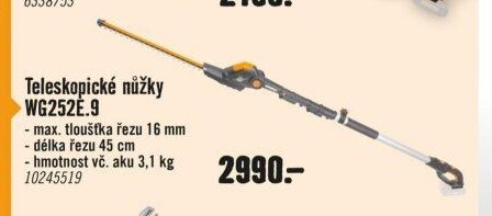 Teleskopické nůžky WG252E.9