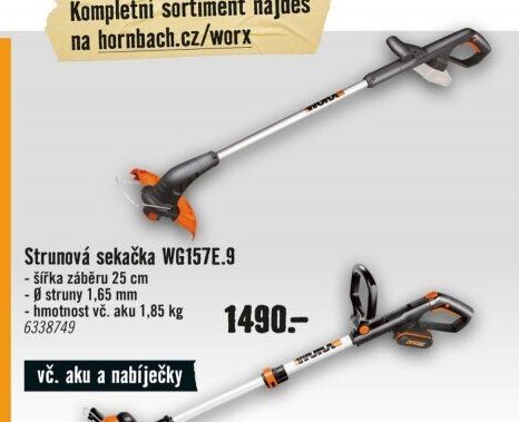 Strunová sekačka WG157E.9