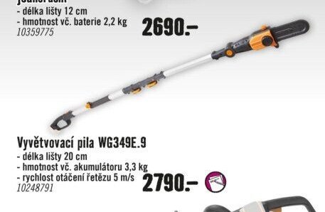 Vyvětvovací pila WG349E.9