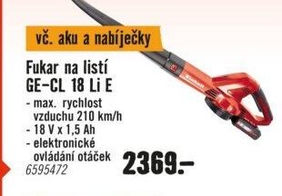 Fukar na listí GE-CL 18 Li E