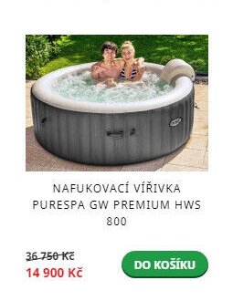Nafukovací vířivka PureSpa GW Premium HWS 800