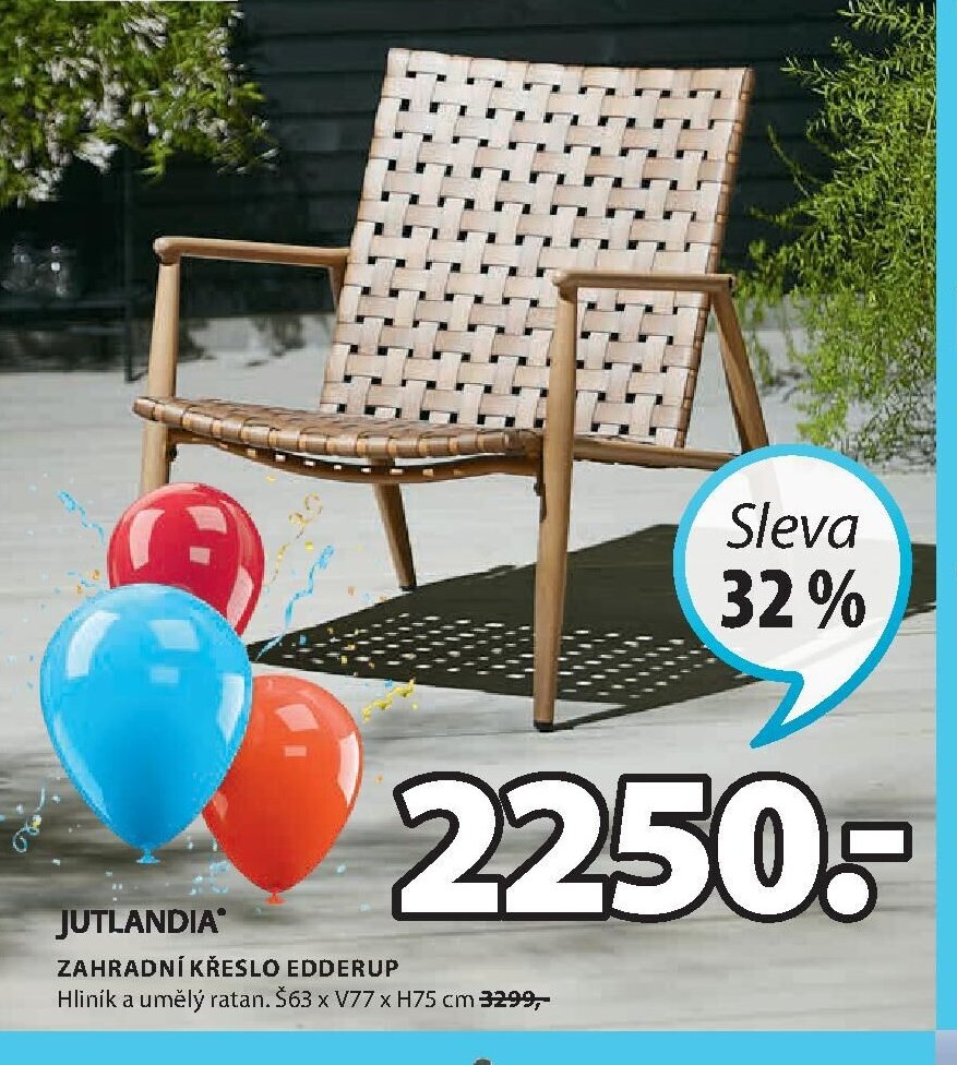 ZAHRADNÍ KŘESLO EDDERUP