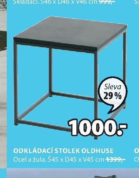 ODKLÁDACÍ STOLEK OLDHUSE
