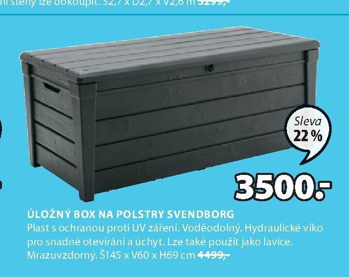 ÚLOŽNÝ BOX NA POLSTRY SVENDBORG