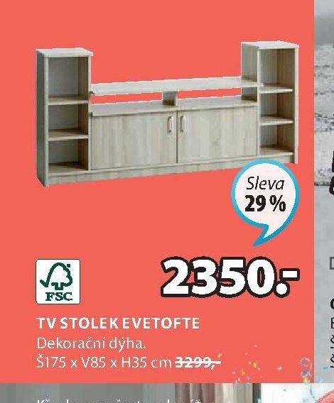 TV stolek EVETOFTE