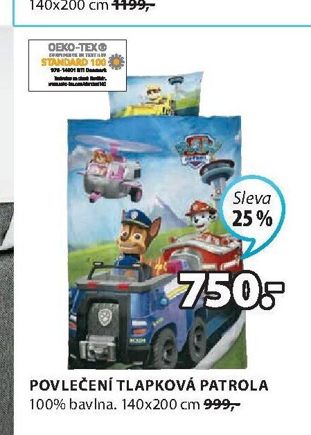 Povlečení Tlapková patrola