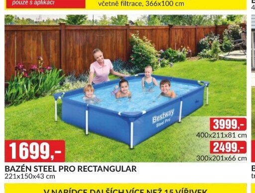 Bazén Steel Pro Rectangular