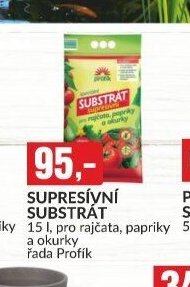 SUPRESÍVNÍ SUBSTRÁT pro rajčata, papriky a okurky