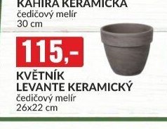 KVĚTNÍK LEVANTE KERAMICKÝ