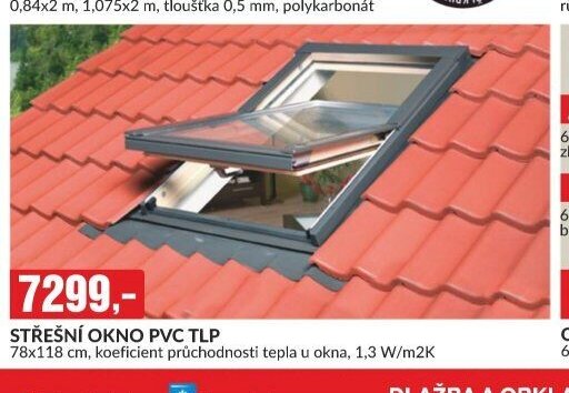 STŘEŠNÍ OKNO PVC TLP