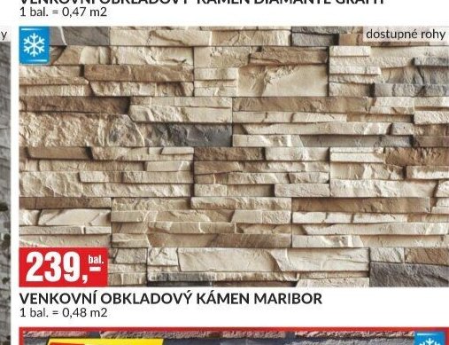 VENKOVNÍ OBKLADOVÝ KÁMEN MARIBOR
