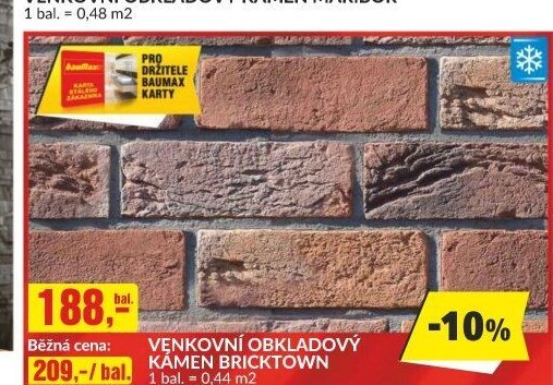 VENKOVNÍ OBKLADOVÝ KÁMEN BRICKTOWN
