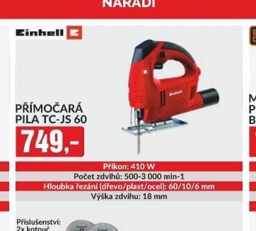 PŘÍMOČARÁ PILA TC-JS 60
