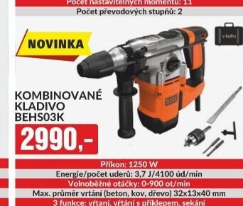 KOMBINOVANÉ KLADIVO BEHS03K