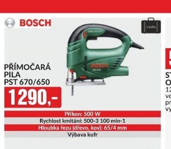 Přímočará pila Bosch PST 670/650