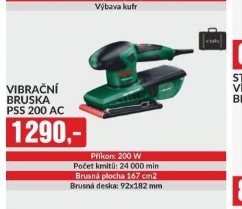 Vibrační bruska Bosch PSS 200 AC