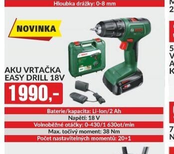Aku vrtačka Bosch Easy Drill 18V