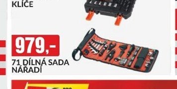 71 dílná sada nářadí