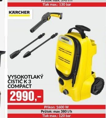 Vysokotlaký čistič Kärcher K 3 Compact