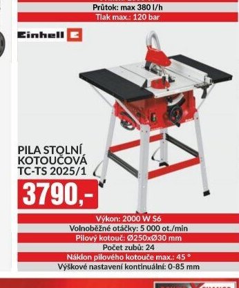 Pila stolní kotoučová Einhell TC-TS 2025/1