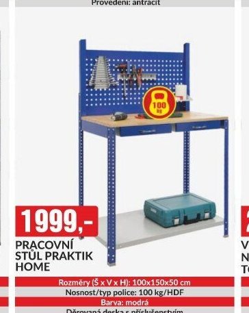 PRACOVNÍ STŮL PRAKTIK HOME