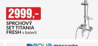 SPRCHOVÝ SET TITANIA FRESH s baterií