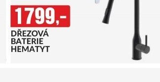 DŘEZOVÁ BATERIE HEMATYT