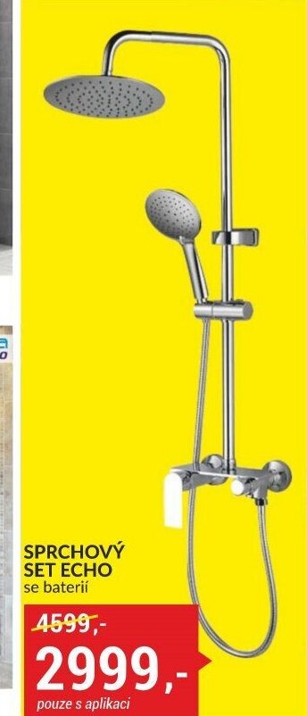SPRCHOVÝ SET ECHO se baterií