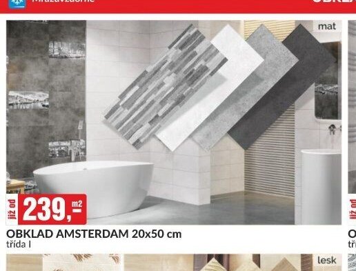 OBKLAD AMSTERDAM 20x50 cm