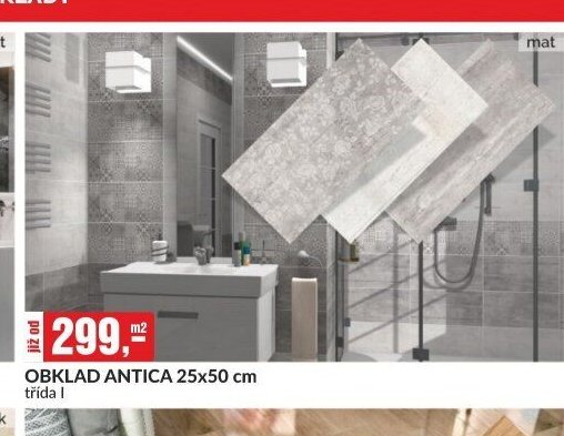 OBKLAD ANTICA 25x50 cm