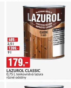 LAZUROL CLASSIC 0,75 l