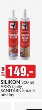 SILIKON 310 ml AKRYL-bílý SANITÁRNÍ