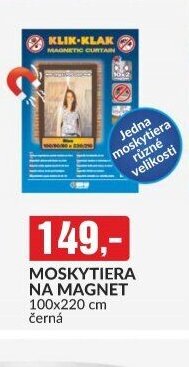 MOSKYTIERA NA MAGNET 100x220 cm